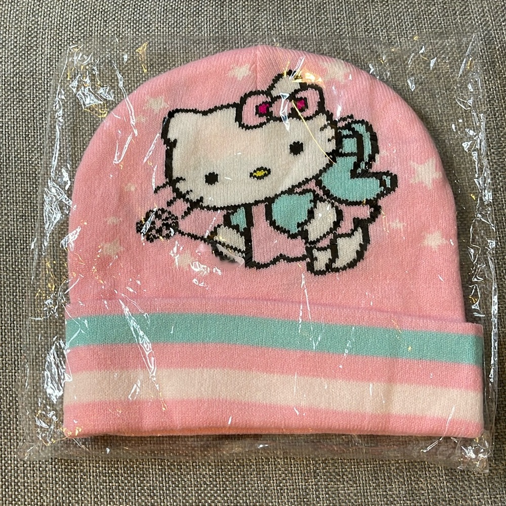 New Pink Hello Kitty beanie